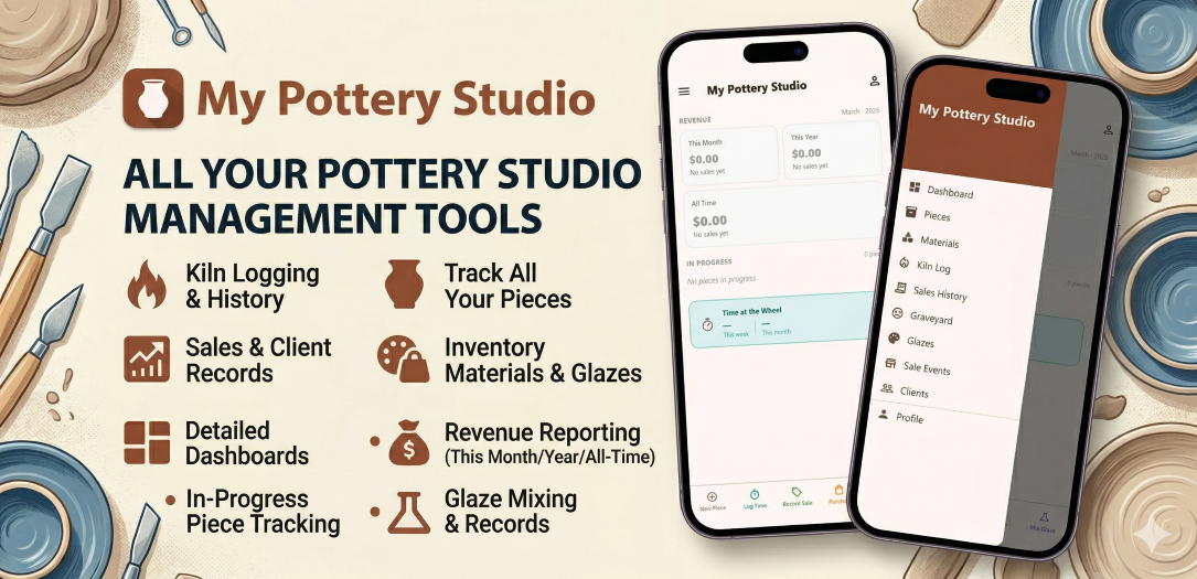 My Pottery Studio app preview